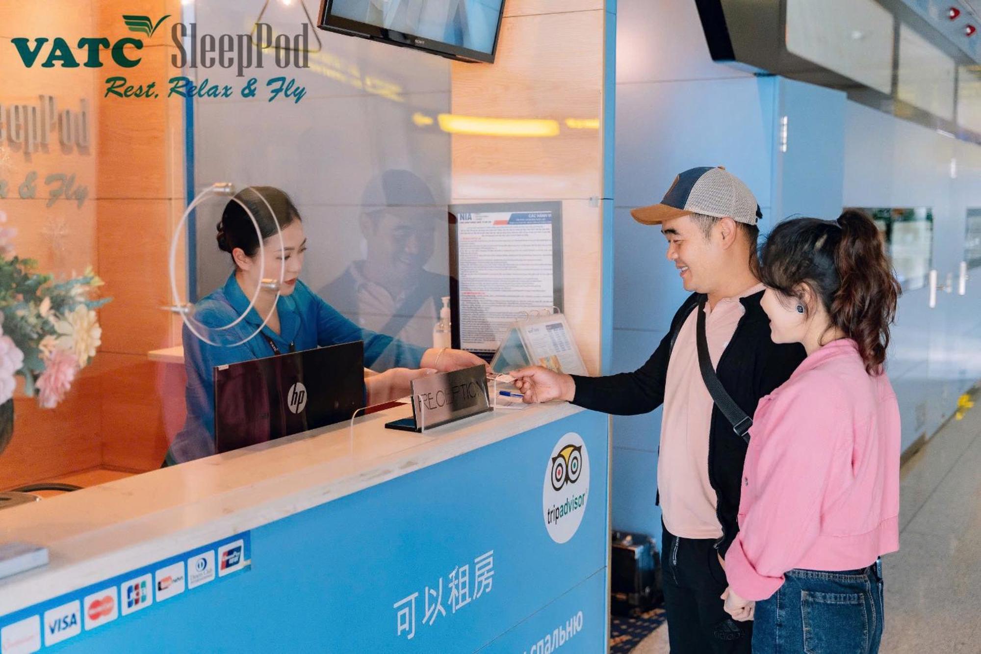 Готель Vatc Sleep Pod Terminal 2 Noi Bai Екстер'єр фото